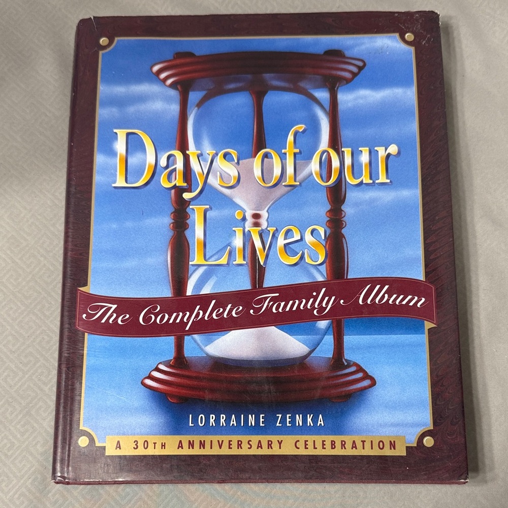 Days of Our Lives Soap The Complete Family Album Book Hardcover 30th Anniversary